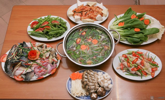 Du lịch Sapa mùa đông thưởng thức lẩu cá hồi