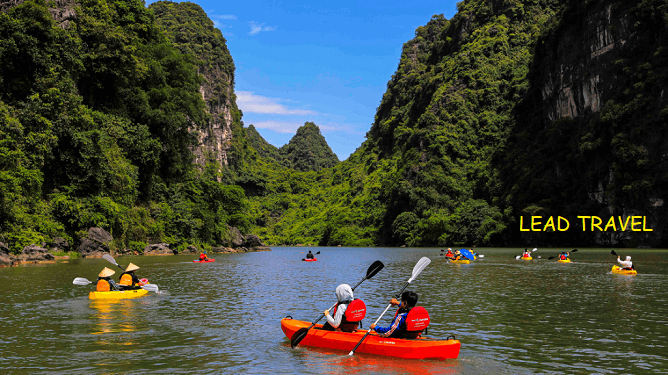 chèo thuyền kayak tràng an